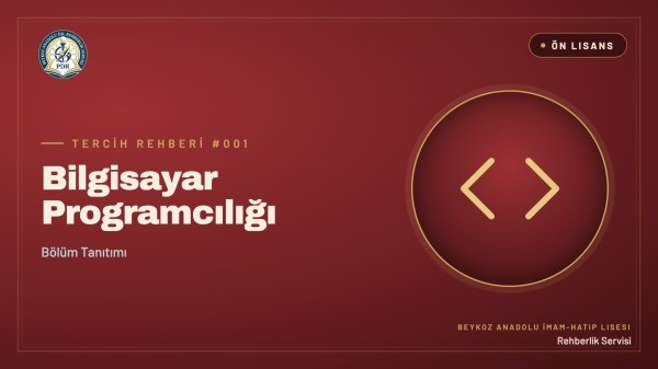 Bilgisayar Programcılığı önlisans programı tanıtım kapağı