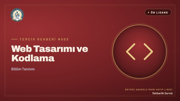 Web Tasarımı ve Kodlama önlisans programı tanıtım kapağı