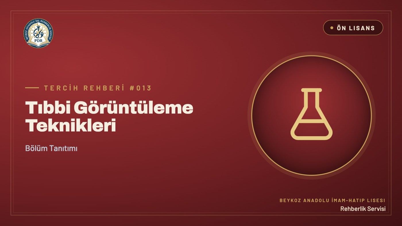 Tıbbi Görüntüleme Teknikleri önlisans programı tanıtım kapağı