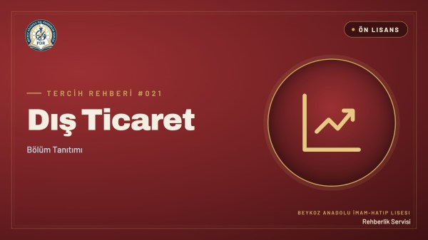Dış Ticaret önlisans programı tanıtım kapağı