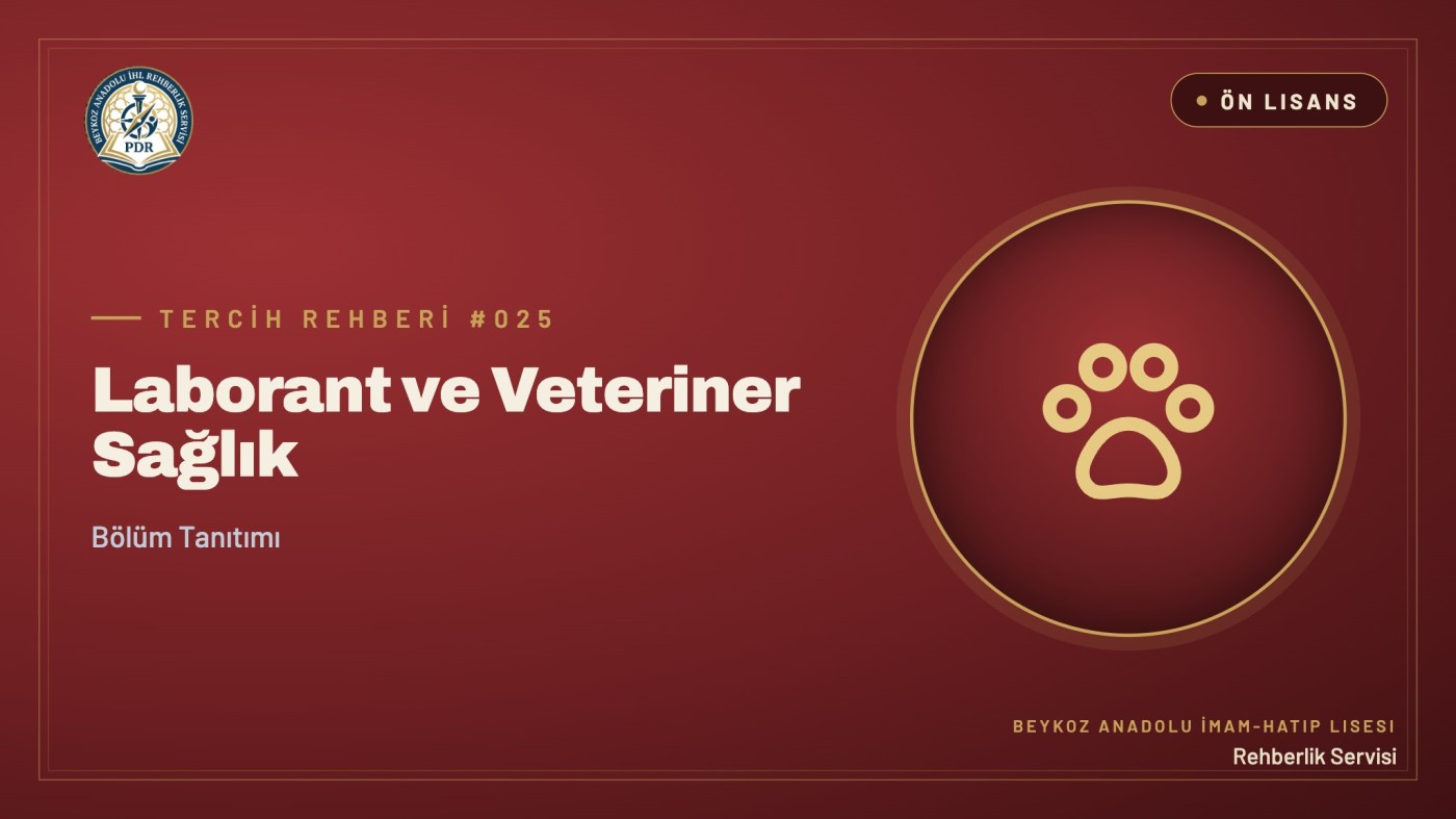 Laborant ve Veteriner Sağlık önlisans programı tanıtım kapağı