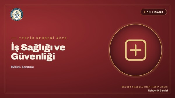 İş Sağlığı ve Güvenliği önlisans programı tanıtım kapağı