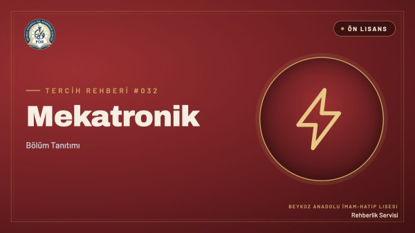 Mekatronik önlisans programı tanıtım kapağı