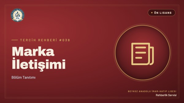 Marka İletişimi önlisans programı tanıtım kapağı