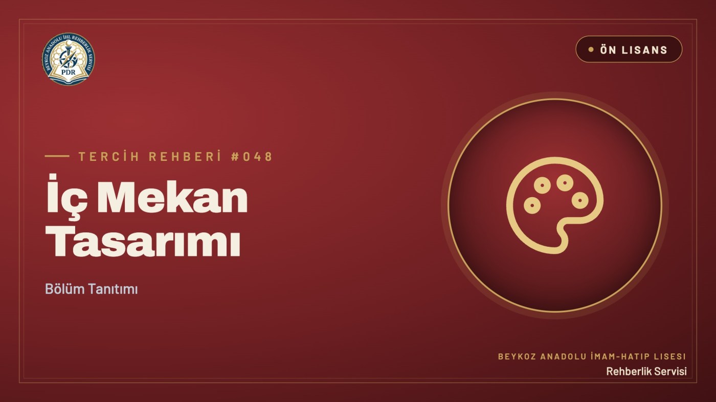 İç Mekan Tasarımı önlisans programı tanıtım kapağı