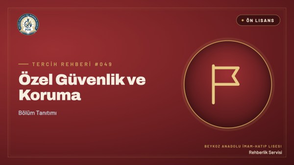 Özel Güvenlik ve Koruma önlisans programı tanıtım kapağı