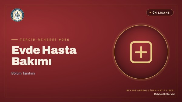 Evde Hasta Bakımı önlisans programı tanıtım kapağı