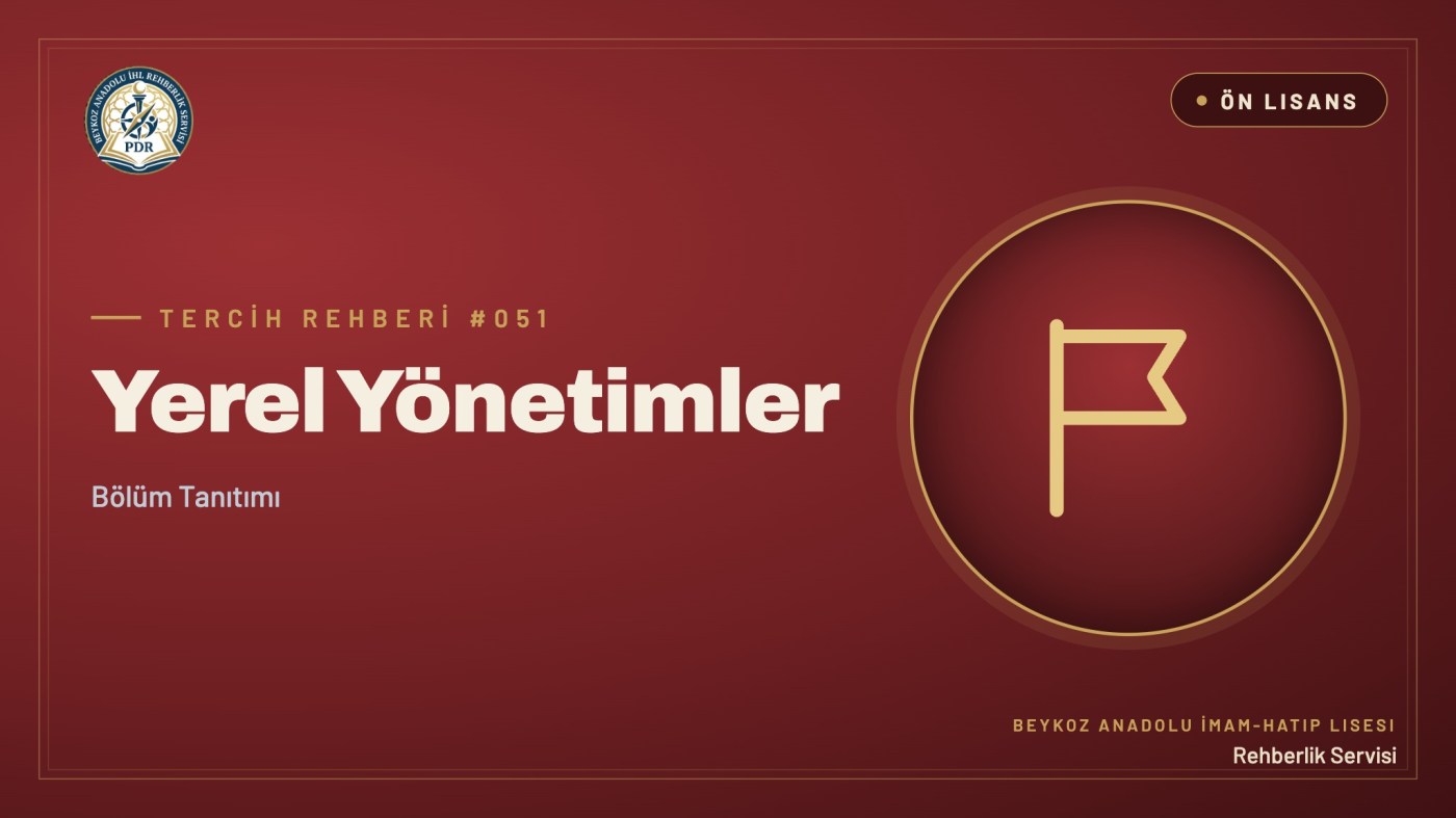 Yerel Yönetimler önlisans programı tanıtım kapağı
