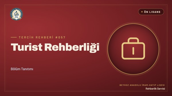 Turist Rehberliği önlisans programı tanıtım kapağı