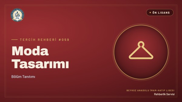 Moda Tasarımı önlisans programı tanıtım kapağı