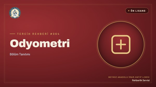 Odyometri önlisans programı tanıtım kapağı