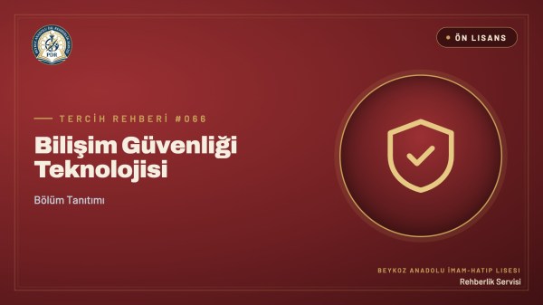Bilişim Güvenliği Teknolojisi önlisans programı tanıtım kapağı