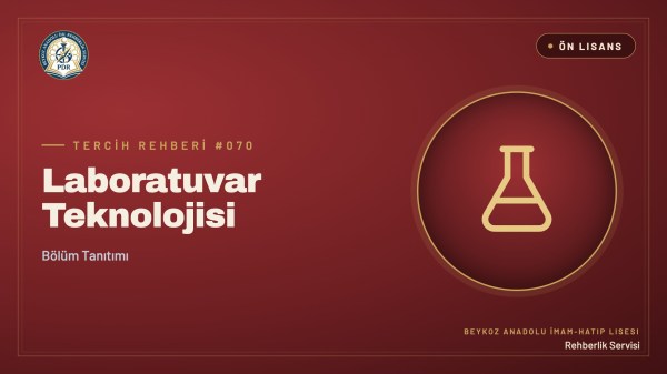 Laboratuvar Teknolojisi önlisans programı tanıtım kapağı