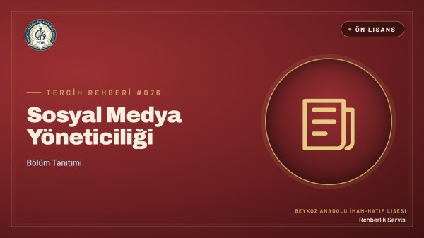 Sosyal Medya Yöneticiliği önlisans programı tanıtım kapağı