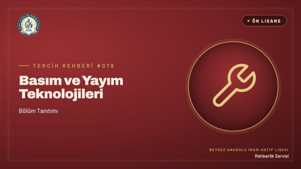 Basım ve Yayım Teknolojileri önlisans programı tanıtım kapağı