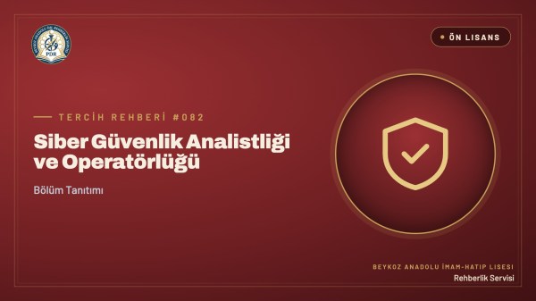 Siber Güvenlik Analistliği ve Operatörlüğü önlisans programı tanıtım kapağı