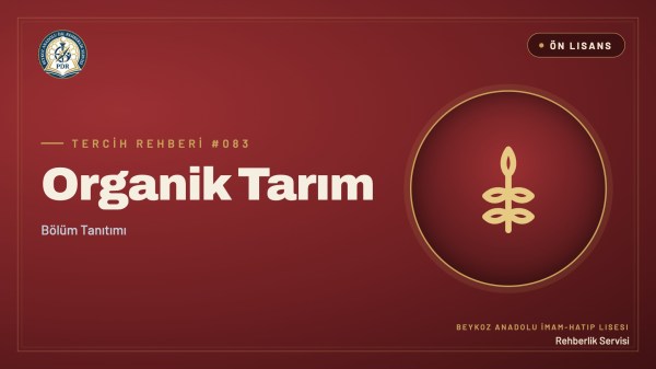 Organik Tarım önlisans programı tanıtım kapağı