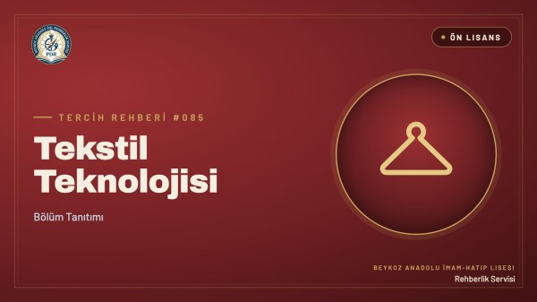 Tekstil Teknolojisi önlisans programı tanıtım kapağı