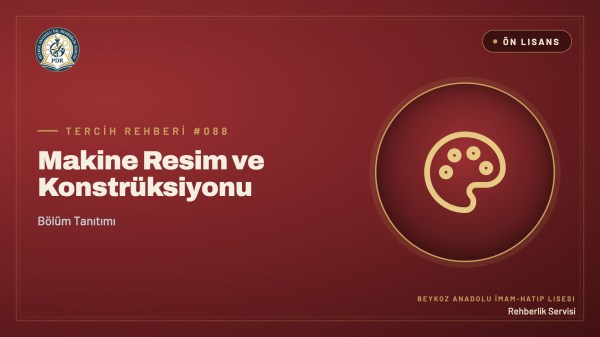 Makine Resim ve Konstrüksiyonu önlisans programı tanıtım kapağı