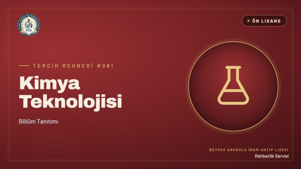 Kimya Teknolojisi önlisans programı tanıtım kapağı