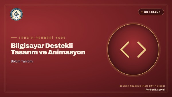 Bilgisayar Destekli Tasarım ve Animasyon önlisans programı tanıtım kapağı