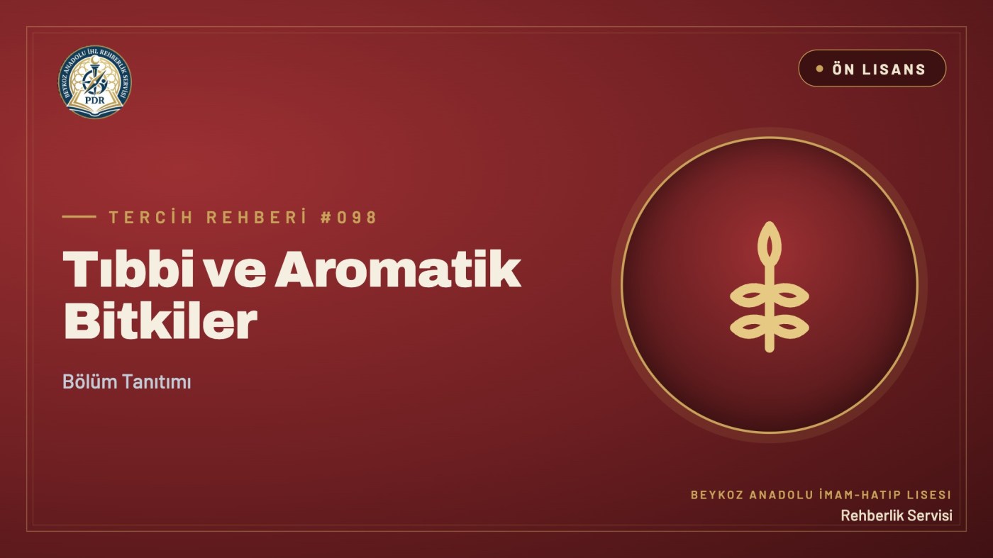 Tıbbi ve Aromatik Bitkiler önlisans programı tanıtım kapağı