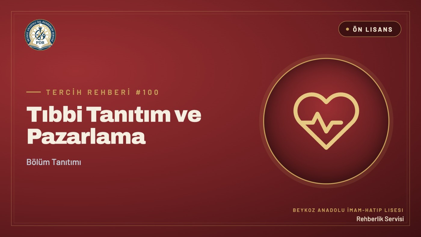 Tıbbi Tanıtım ve Pazarlama önlisans programı tanıtım kapağı