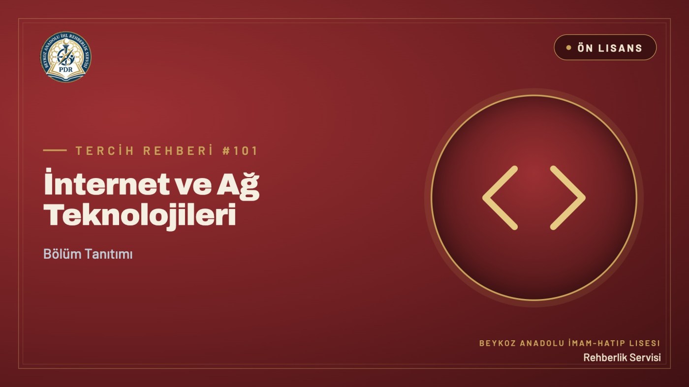 İnternet ve Ağ Teknolojileri önlisans programı tanıtım kapağı