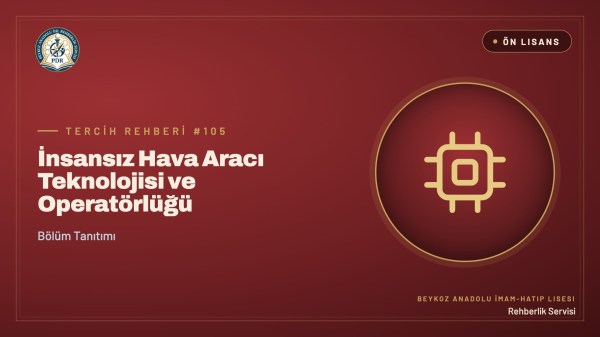 İnsansız Hava Aracı Teknolojisi ve Operatörlüğü önlisans programı tanıtım kapağı