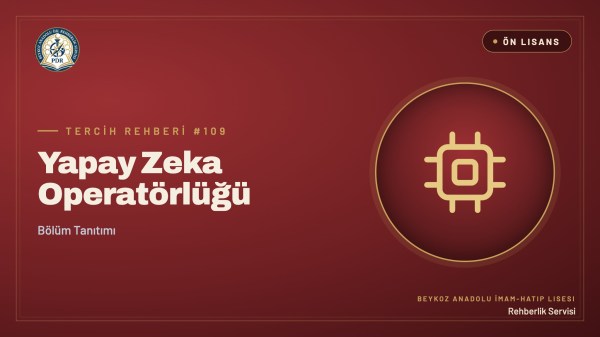 Yapay Zeka Operatörlüğü önlisans programı tanıtım kapağı