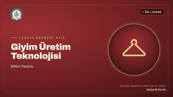 Giyim Üretim Teknolojisi önlisans programı tanıtım kapağı