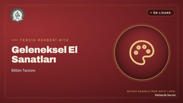 Geleneksel El Sanatları önlisans programı tanıtım kapağı