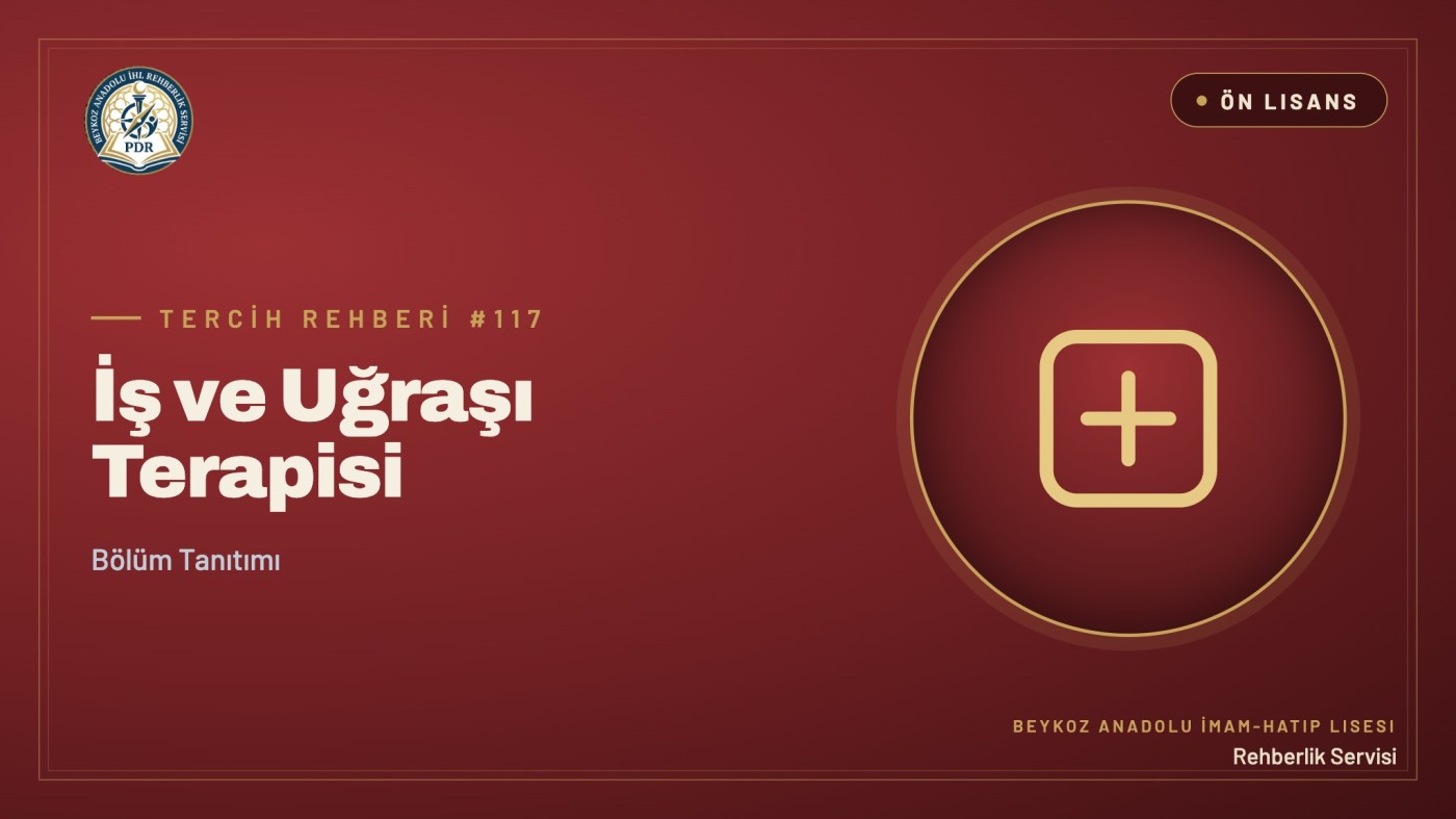 İş ve Uğraşı Terapisi önlisans programı tanıtım kapağı