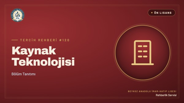 Kaynak Teknolojisi önlisans programı tanıtım kapağı