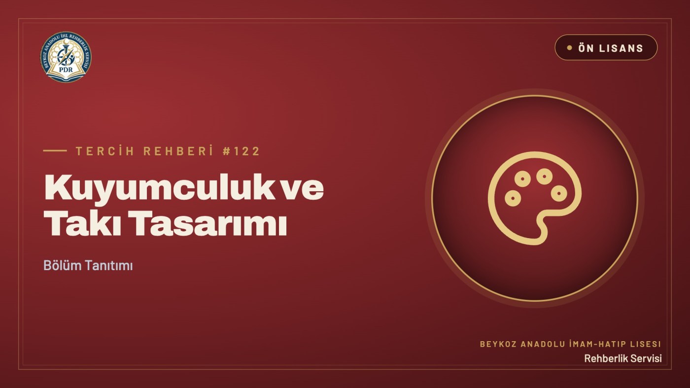 Kuyumculuk ve Takı Tasarımı önlisans programı tanıtım kapağı