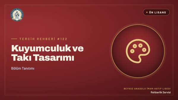 Kuyumculuk ve Takı Tasarımı önlisans programı tanıtım kapağı