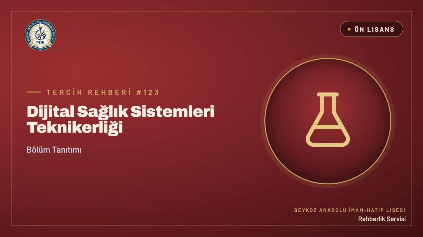 Dijital Sağlık Sistemleri Teknikerliği önlisans programı tanıtım kapağı