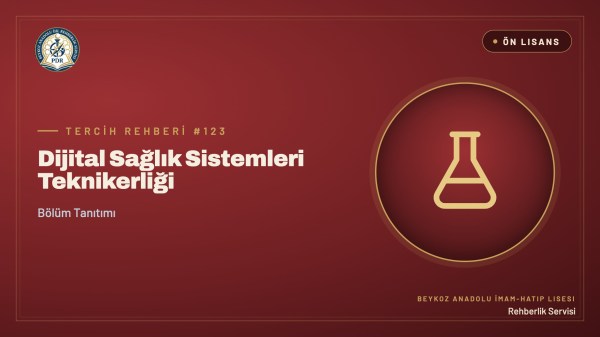 Dijital Sağlık Sistemleri Teknikerliği önlisans programı tanıtım kapağı