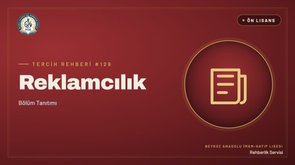 Reklamcılık önlisans programı tanıtım kapağı