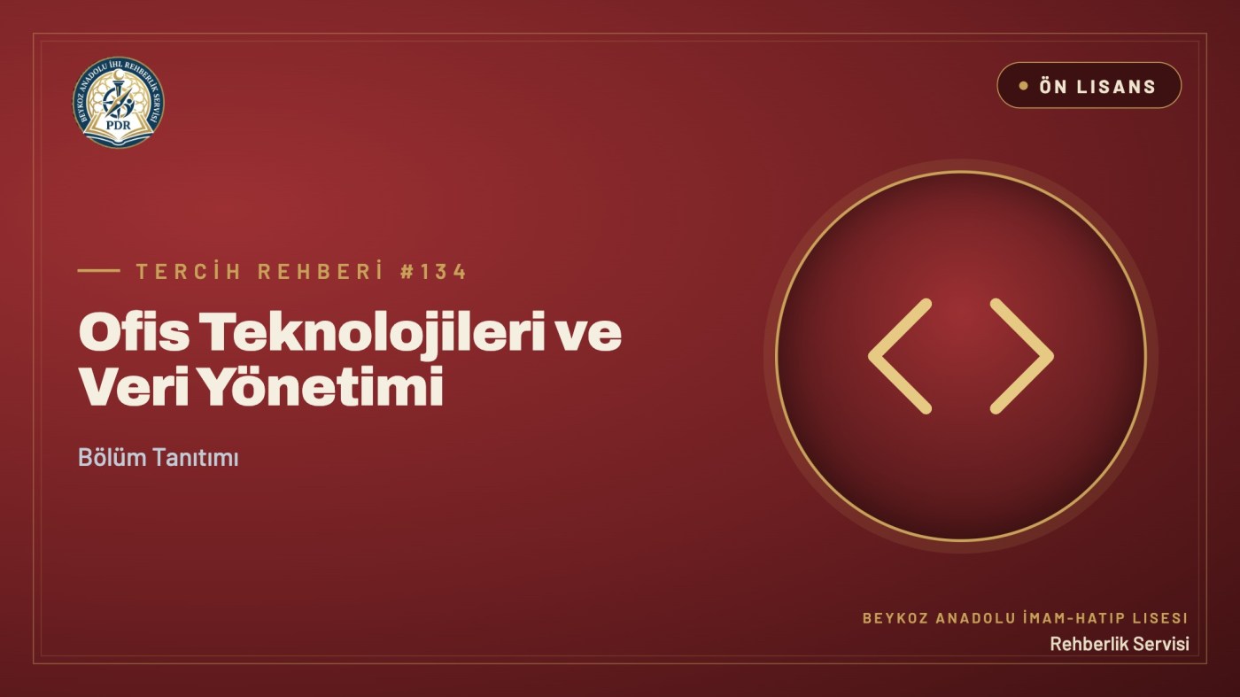 Ofis Teknolojileri ve Veri Yönetimi önlisans programı tanıtım kapağı