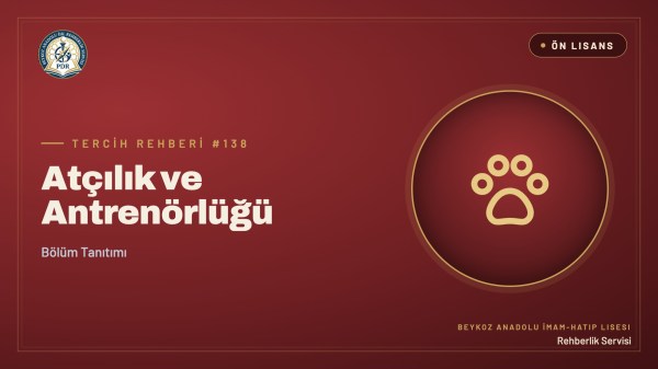 Atçılık ve Antrenörlüğü önlisans programı tanıtım kapağı