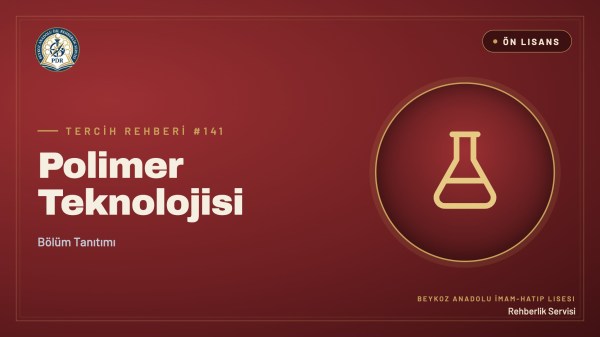 Polimer Teknolojisi önlisans programı tanıtım kapağı