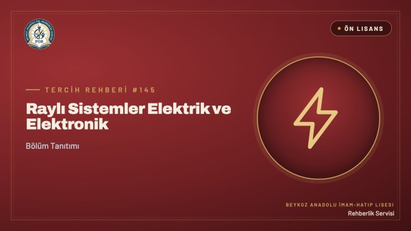 Raylı Sistemler Elektrik ve Elektronik önlisans programı tanıtım kapağı
