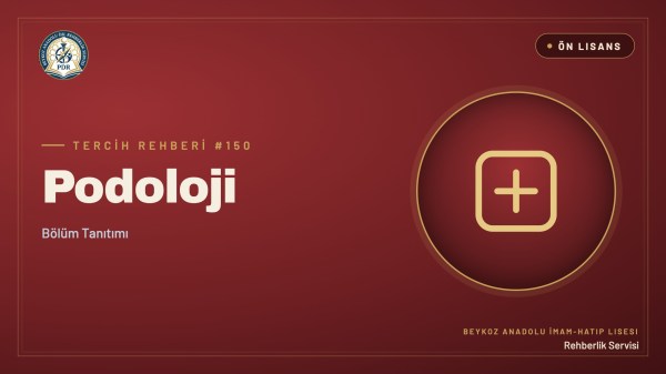Podoloji önlisans programı tanıtım kapağı
