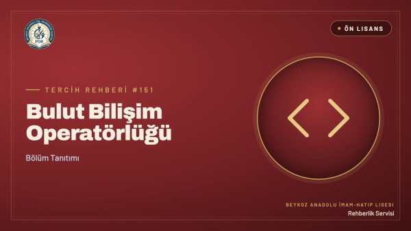 Bulut Bilişim Operatörlüğü önlisans programı tanıtım kapağı