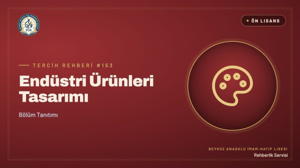 Endüstri Ürünleri Tasarımı önlisans programı tanıtım kapağı