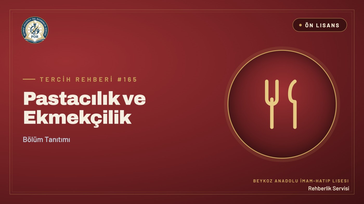 Pastacılık ve Ekmekçilik önlisans programı tanıtım kapağı