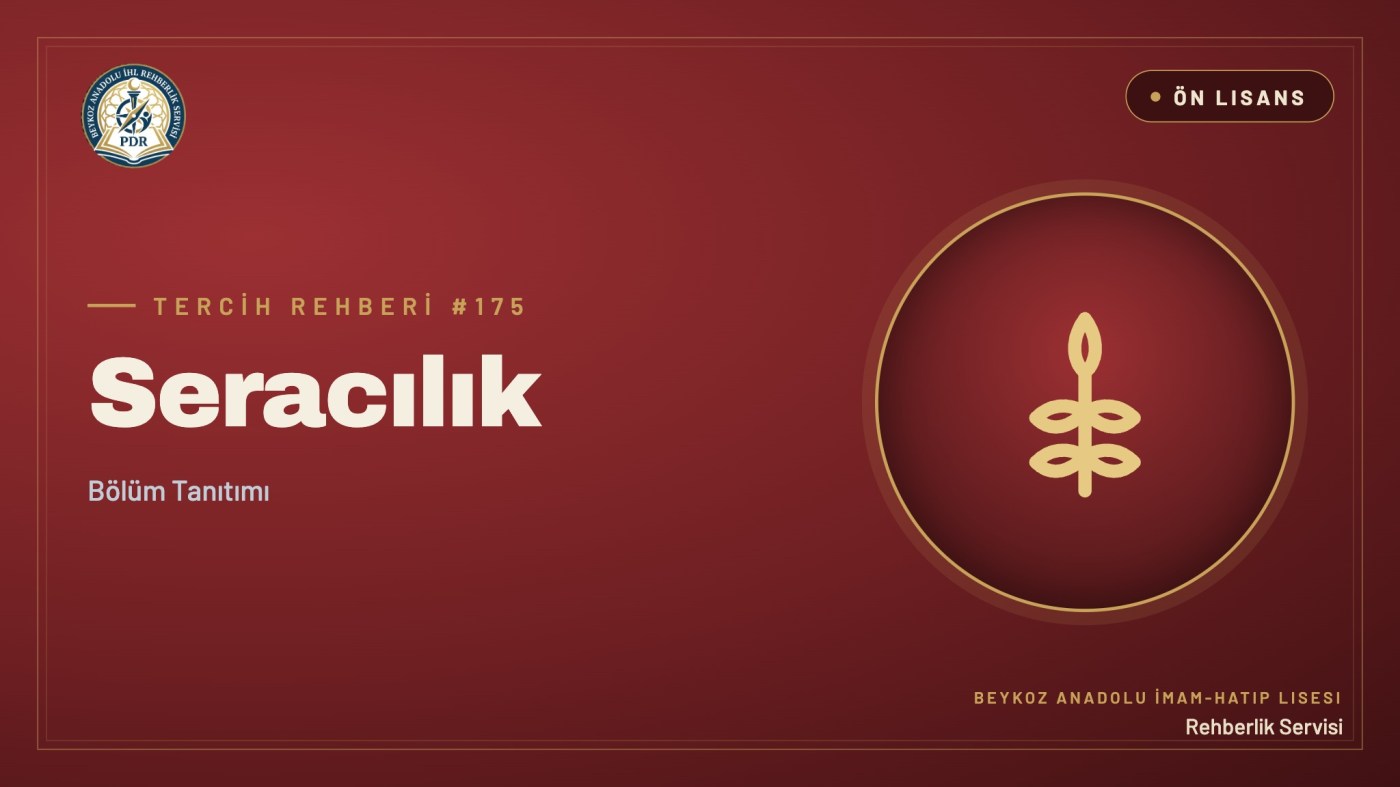 Seracılık önlisans programı tanıtım kapağı