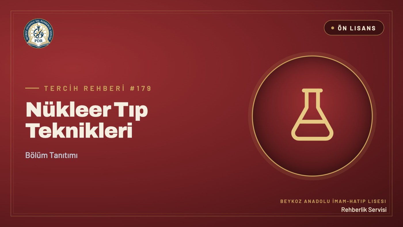 Nükleer Tıp Teknikleri önlisans programı tanıtım kapağı