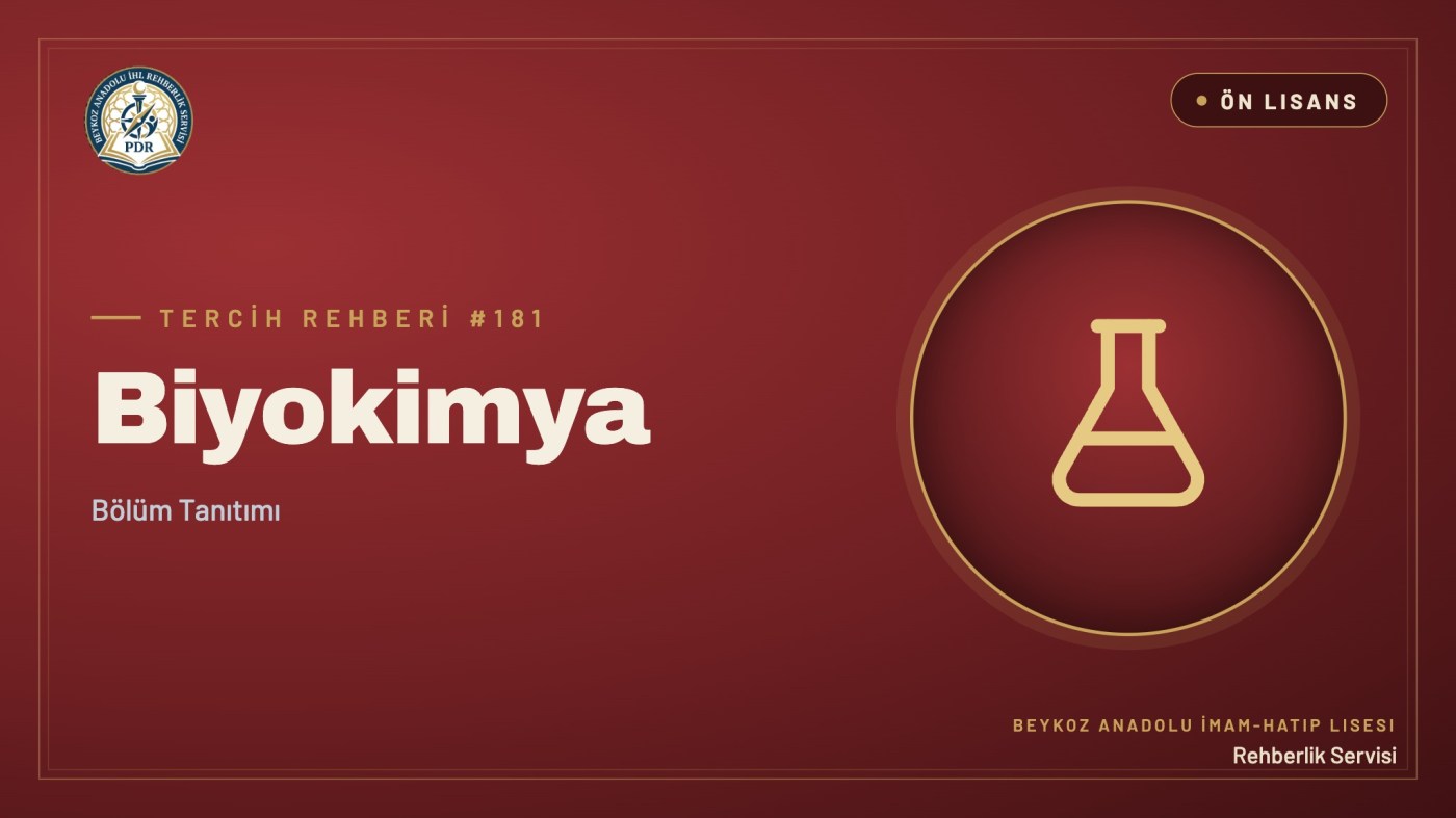 Biyokimya önlisans programı tanıtım kapağı